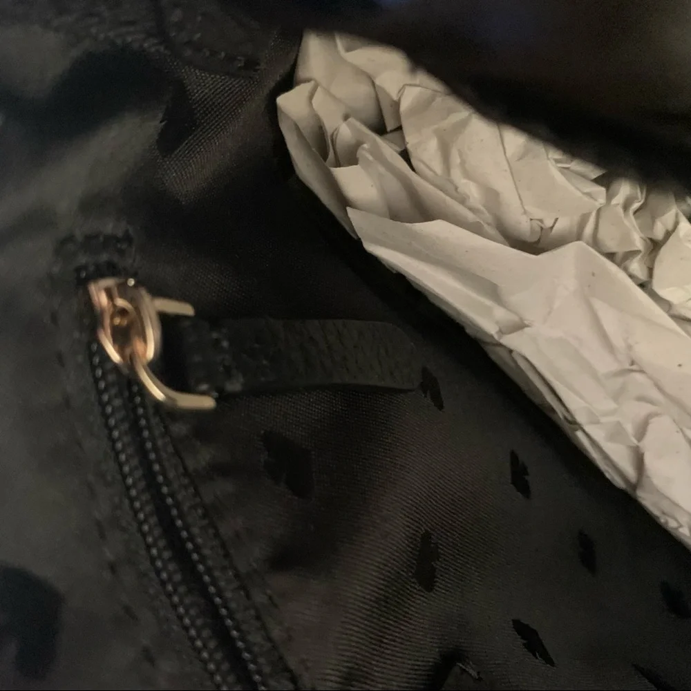 NWOT Kate Spade Black Pebbled Leather Adjustable Crossbody Bag - Picture 9 of 9